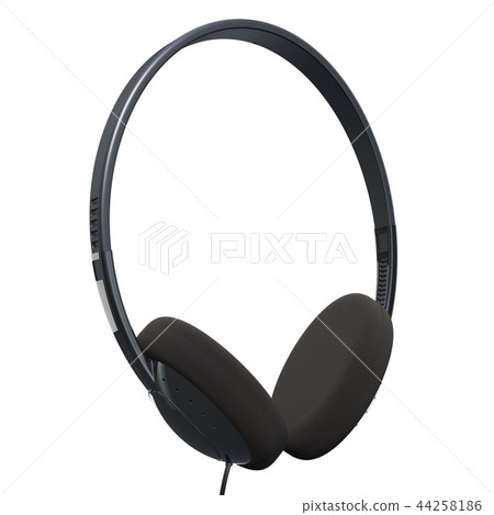 Headphones, 3D rendering 44258186