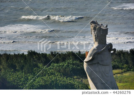 媽祖是台灣民間信仰海邊守護神,台灣苗栗 44260276