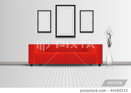 Living room interior design and decorative 44260525
