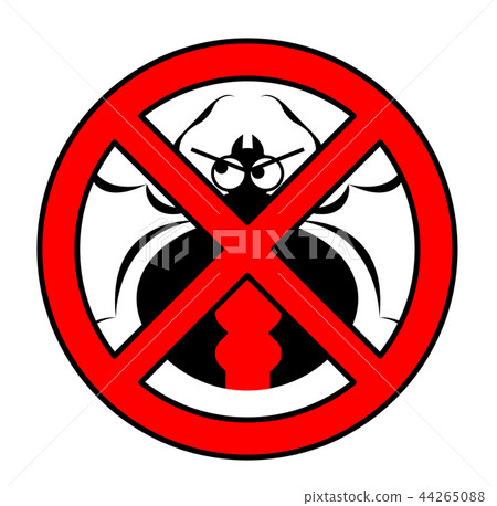 一隻支持紅的蜘蛛的例證 一隻支持紅的蜘蛛的例證 44265088