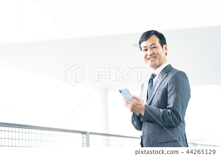 Male office worker Middle businessman Male office worker Middle businessman 44265129