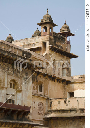 Interior of Raj Mahal. Orchha Palace Fort Complex Interior of Raj Mahal. Orchha Palace Fort Complex 44265740