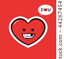 funny heart Character Love You 44267454