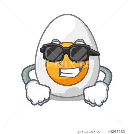 Super cool character hard boiled egg ready to eat 44268283