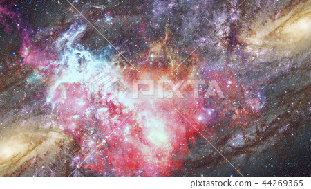 Galaxy and nebula. Elements of this Image Furnished by NASA Galaxy and nebula. Elements of this Image Furnished by NASA 44269365