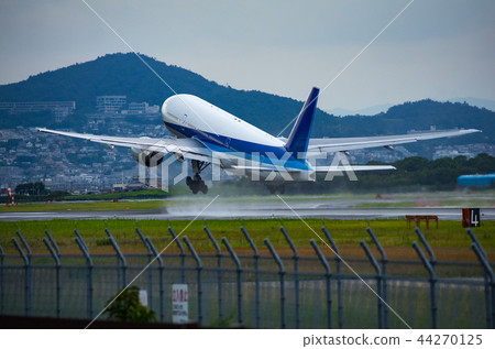 Takeoff after the rain Takeoff after the rain 44270125