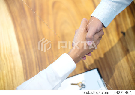 Business man handshake for sucess agreement Business man handshake for sucess agreement 44271464