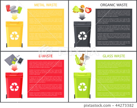 Glass Metal Organic and E-waste Colorful Poster 44273382