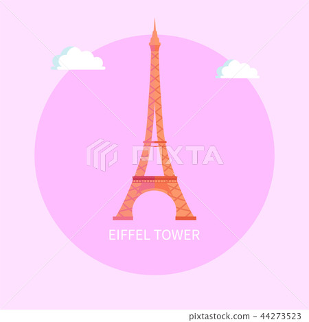 Gorgeous Eiffel Tower from Paris Made of Metal Gorgeous Eiffel Tower from Paris Made of Metal 44273523