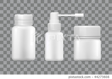 Blank Medical Containers for Capsules and Sprayer Blank Medical Containers for Capsules and Sprayer 44273608