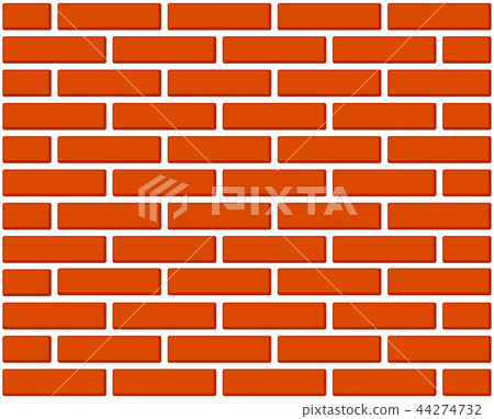 Colorful cartoon brick wall - Stock Illustration [44274732] - PIXTA