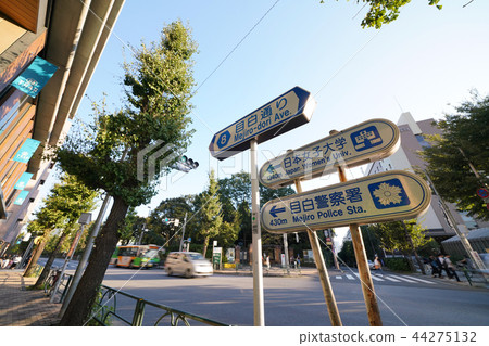 Tokyo cityscape in Japan I want to see the cityscape such as Mejiro Dori in front of Mejiro Station (screen back is Gakushuin University) 44275132