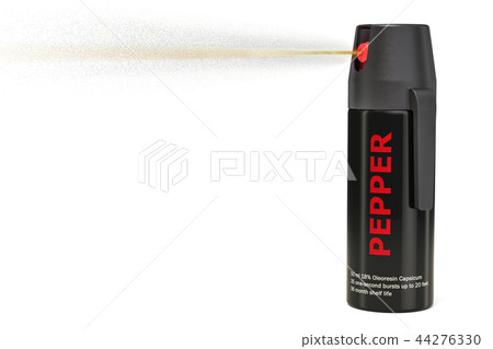 pepper spray spraying gas, 3D rendering 44276330