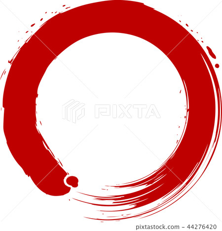 Round circle red 44276420
