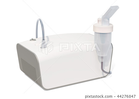 Medical inhaler, nebulizer. 3D rendering Medical inhaler, nebulizer. 3D rendering 44276847
