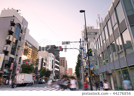 日本的東京都市風景我想從Mejiro Dori看到城市景觀（從Mejiro車站出發） 44276856