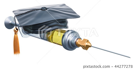 Vaccine education concept. 3D rendering 44277278