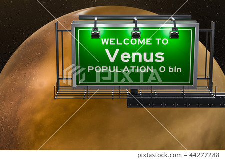 Welcome to Venus concept, 3D rendering 44277288