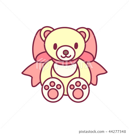 圖庫插圖: vector cute teddy bear