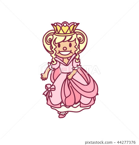 vector little princess, queen - Stock Illustration [44277376] - PIXTA