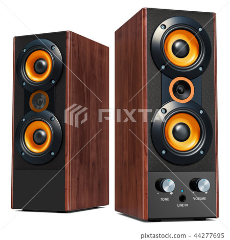 Computer Speakers, 3D rendering 44277695