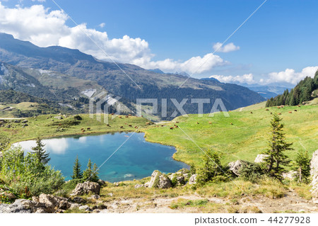 Fairy lake from the French Alps Fairy lake from the French Alps 44277928