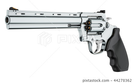 Revolver, 3D rendering Revolver, 3D rendering 44278362