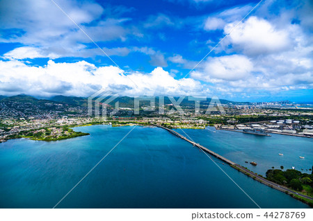 瓦胡島“夏威夷”珍珠港“空中攝影” 瓦胡島“夏威夷”珍珠港“空中攝影” 44278769