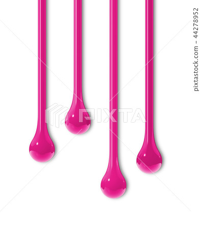 Magenta ink drops Magenta ink drops 44278952