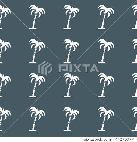 Seamless pattern with palm trees Seamless pattern with palm trees 44279377