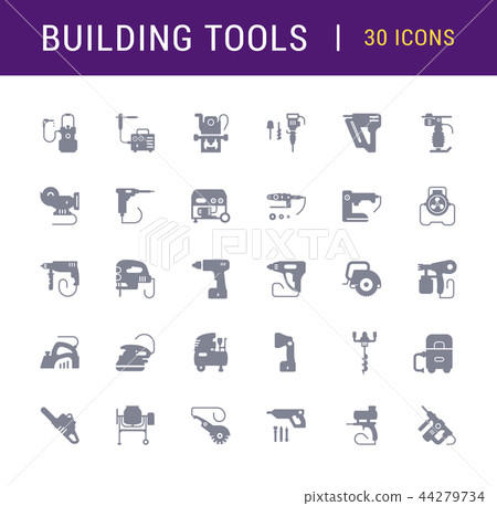 Collection of Building Tools 44279734
