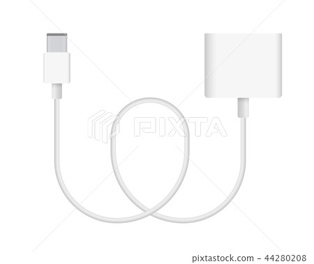 Vector Illustration of Cable Vector Illustration of Cable 44280208