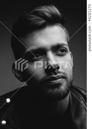 Nice cute black portrait. Male. Handsome. Man. 44281274