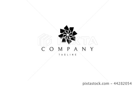 Black Flower vector logo image 44282054