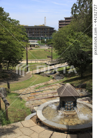 夏季的清水坂公園和埼京線（東京都北區） 44282727