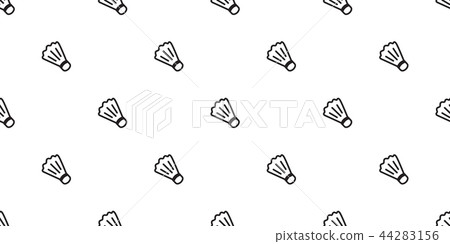 Badminton Seamless Shuttlecock vector pattern Badminton Seamless Shuttlecock vector pattern 44283156