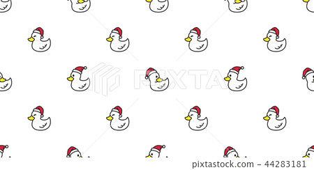 duck seamless pattern Christmas vector rubber cute duck seamless pattern Christmas vector rubber cute 44283181