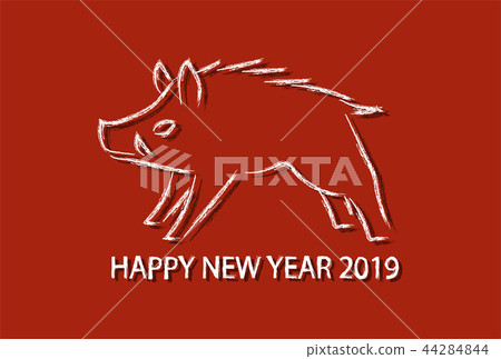 2019年新年賀卡新年快樂 2019年新年賀卡新年快樂 44284844