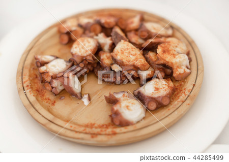 Galician style octopus dish 44285499