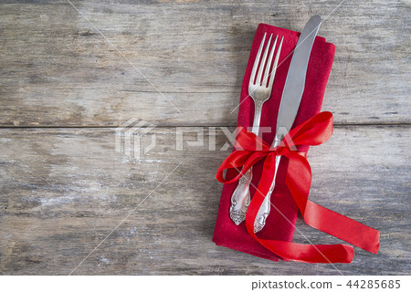 Beautiful vintage fork and knife 44285685