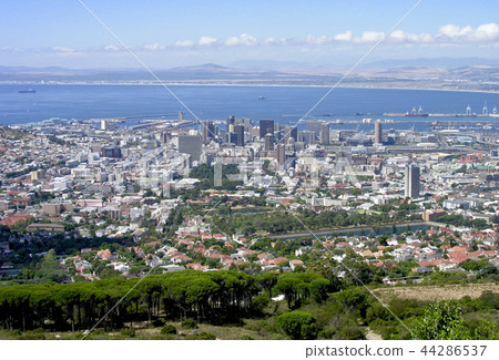 Cape Town, the southernmost city of Africa seen from Table Mountain Cape Town, the southernmost city of Africa seen from Table Mountain 44286537