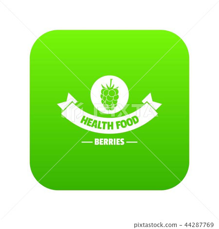 Nature berries icon green vector 44287769