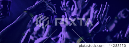 People dancing at a concert 44288250