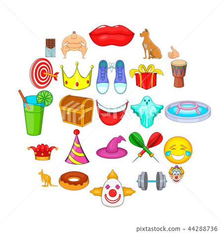 Spectacle icons set, cartoon style Spectacle icons set, cartoon style 44288736