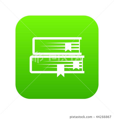 Two books icon digital green Two books icon digital green 44288867