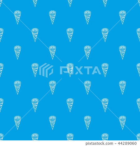 Ice cream pattern vector seamless blue Ice cream pattern vector seamless blue 44289060