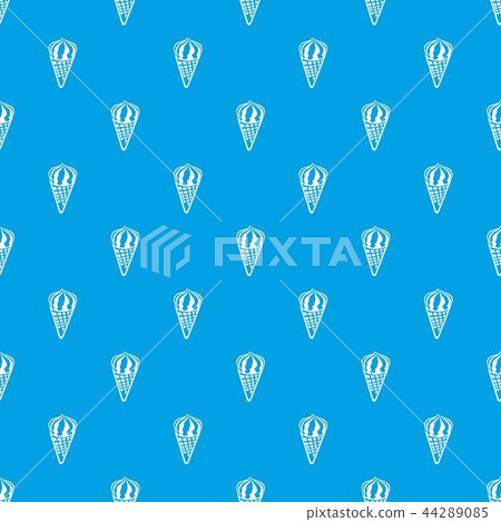 Chocolate ice cream pattern vector seamless blue Chocolate ice cream pattern vector seamless blue 44289085