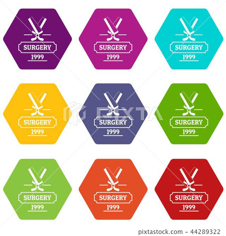 Medicine icons set 9 vector Medicine icons set 9 vector 44289322