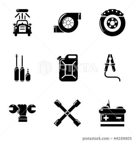 Workroom icons set, simple style Workroom icons set, simple style 44289805