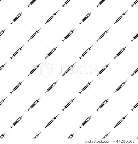 Medicine syringe icon, simple style 44290108